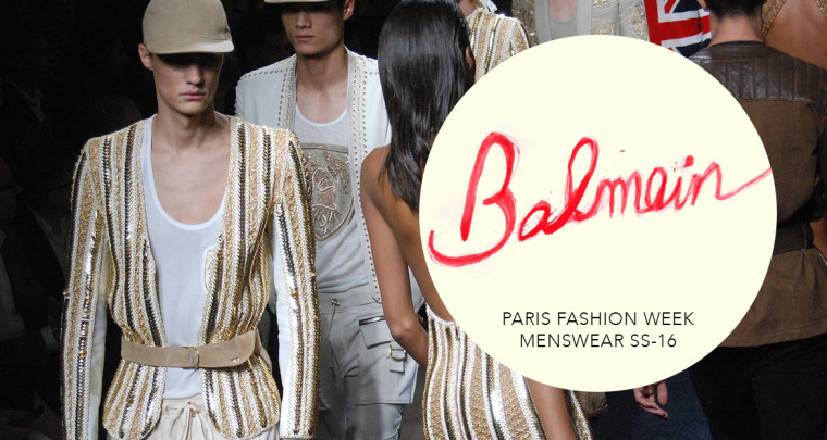 Paris Fashion Week Homme SS16 : Balmain