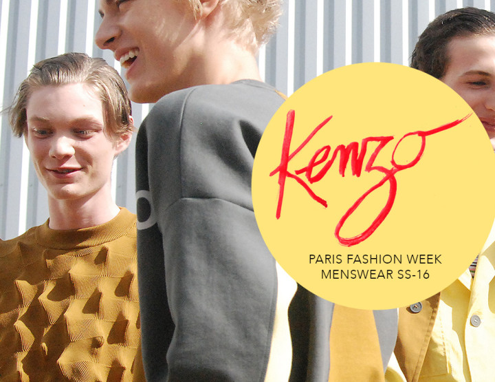 Paris Fashion Week Homme SS16 : Kenzo