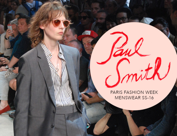 Paris Fashion Week Homme SS16 : Paul Smith