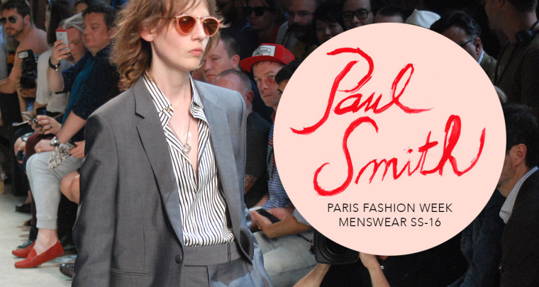 Paris Fashion Week Homme SS16 : Paul Smith