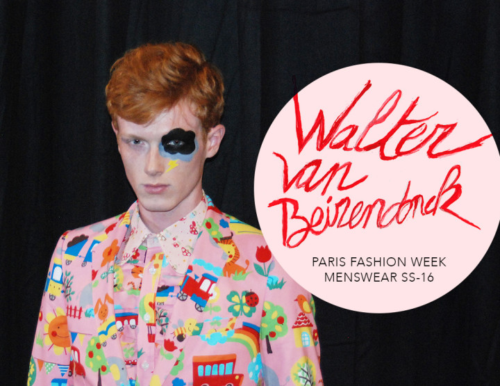 Paris Fashion Week Homme SS16 : Walter Van Beirendonck