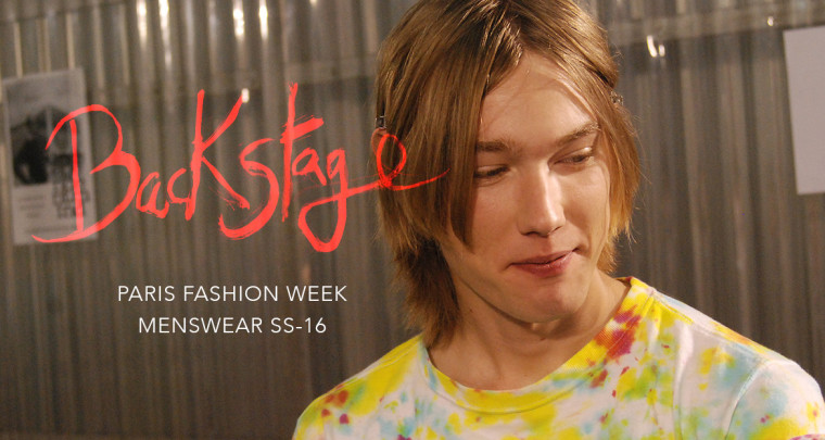 Paris est une fête : Paris Fashion Week Homme SS16 Backstage