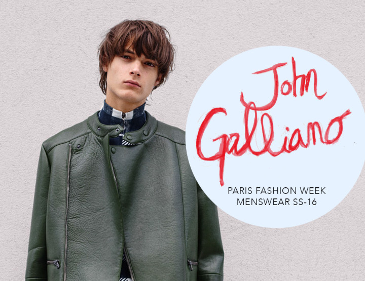 Paris Fashion Week Homme SS16 : John Galliano