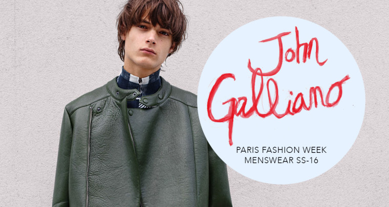 Paris Fashion Week Homme SS16 : John Galliano