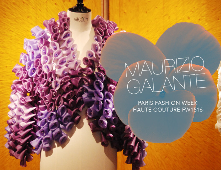 Paris Fashion Week Haute Couture FW15/16 : Maurizio Galante