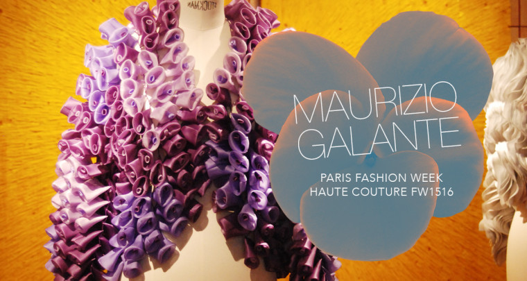 Paris Fashion Week Haute Couture FW15/16 : Maurizio Galante