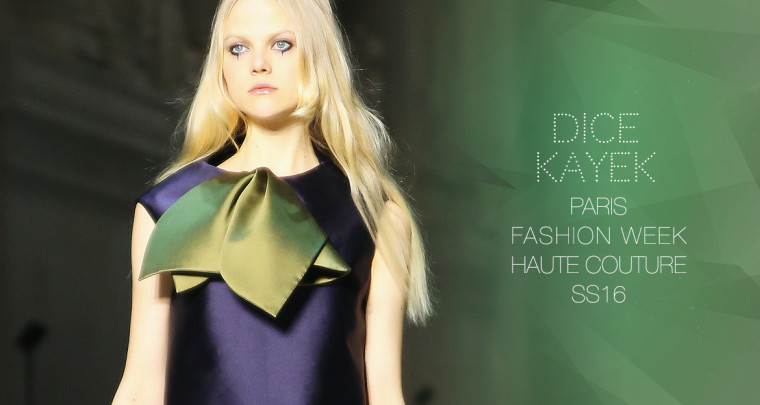 Paris Fashion Week Haute Couture SS16 : Dice Kayek