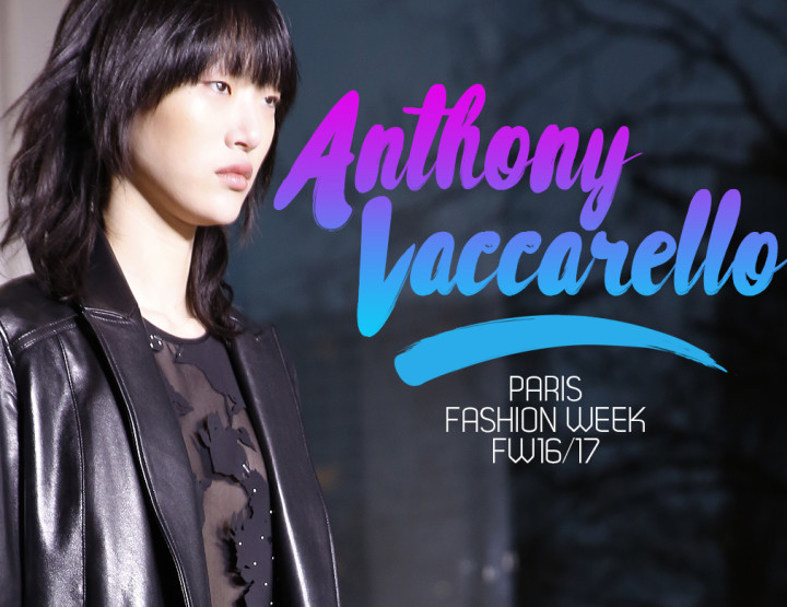 Paris Fashion Week FW16/17 : Anthony Vaccarello