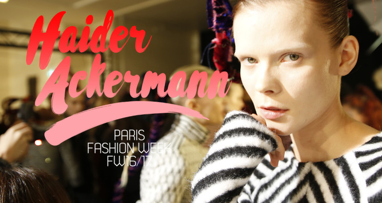 Paris Fashion Week FW16/17 : Haider Ackermann
