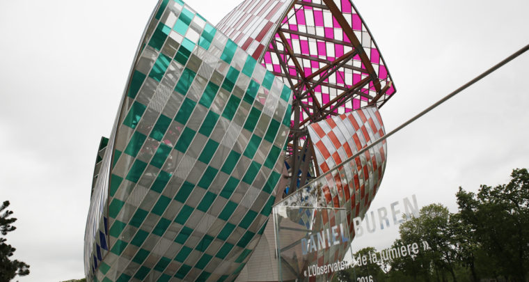 Daniel Buren à la Fondation Louis Vuitton