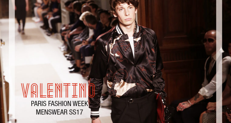 Paris Fashion Week Homme SS17 : Valentino