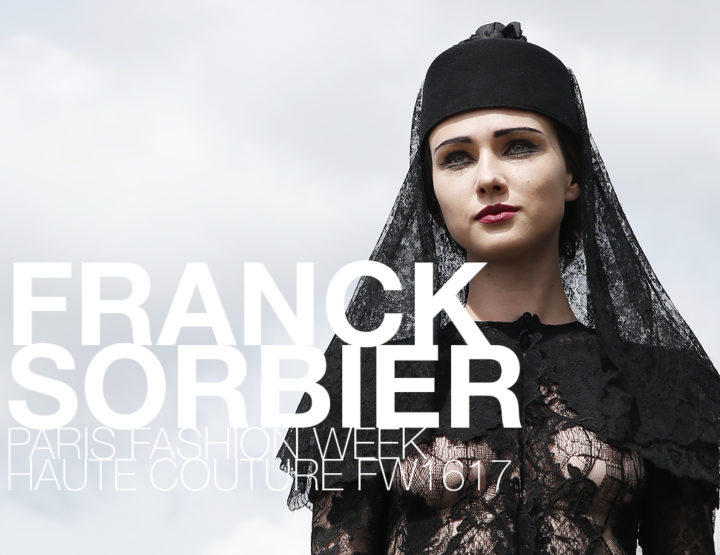 Paris Fashion Week Haute Couture FW16/17 : Franck Sorbier