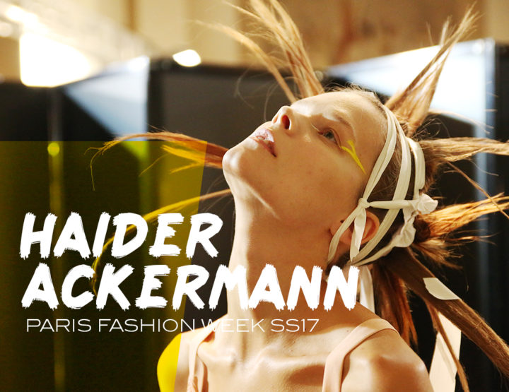Paris Fashion Week SS17 : Haider Ackermann