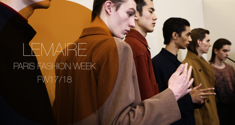 Paris Fashion Week Homme FW17/18 : Lemaire