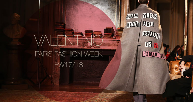 Paris Fashion Week Homme FW17/18 : Valentino