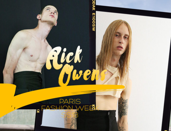 Paris Fashion Week Homme SS18 : Rick Owens
